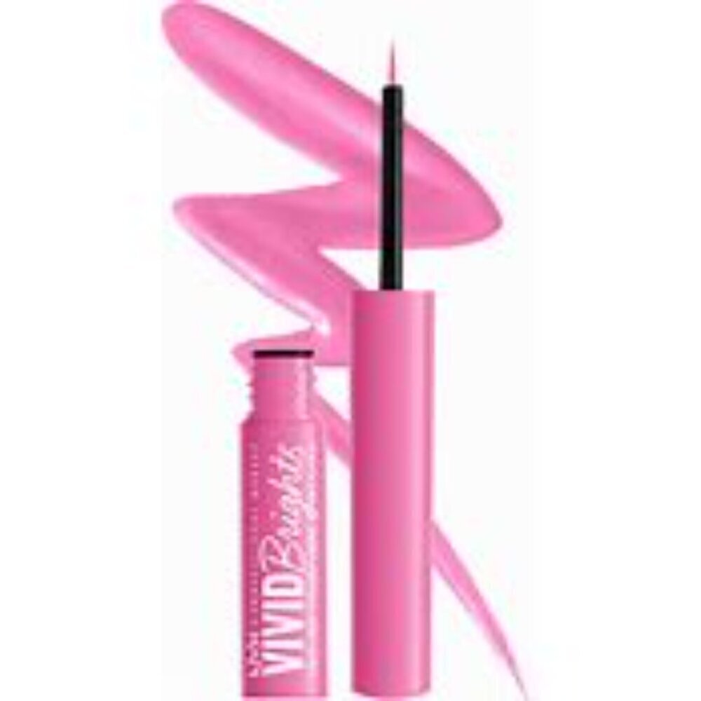 NYX Vivid Brights Colored Liquid Eyeliner- Don’t Pink Twice  - BRAND NEW IN SEA…